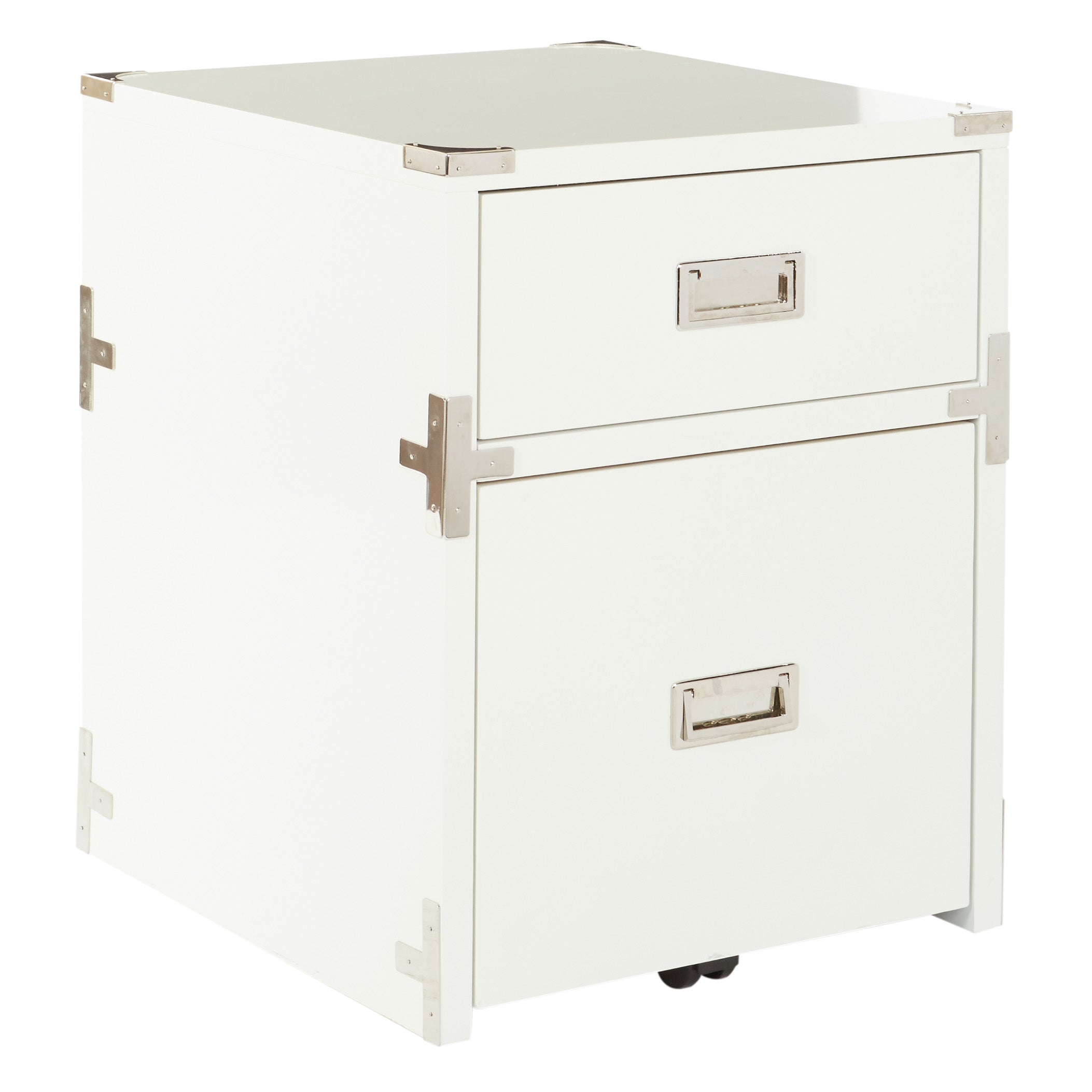 Wellington 2 Drawer File Cabinet - White