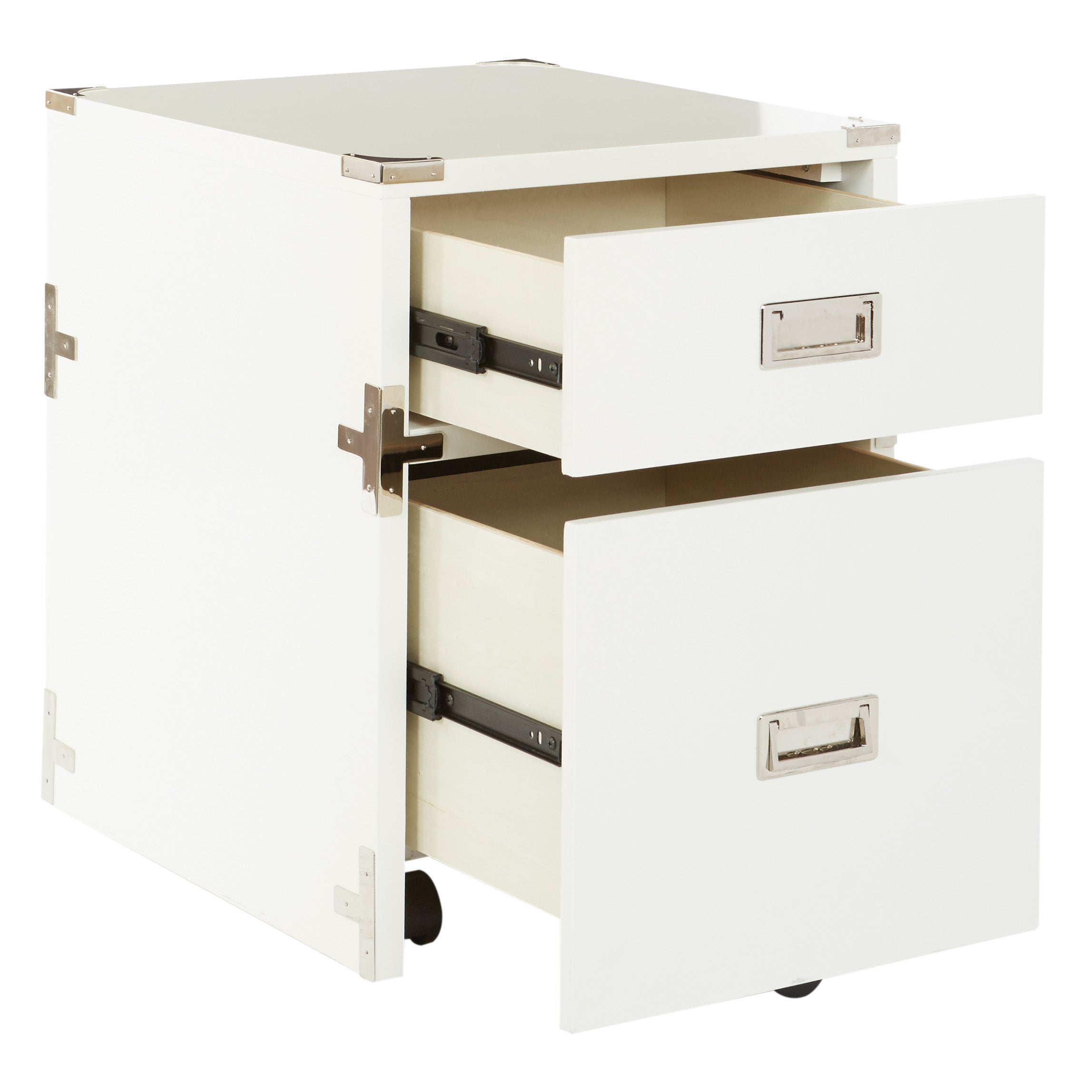 Wellington 2 Drawer File Cabinet - White