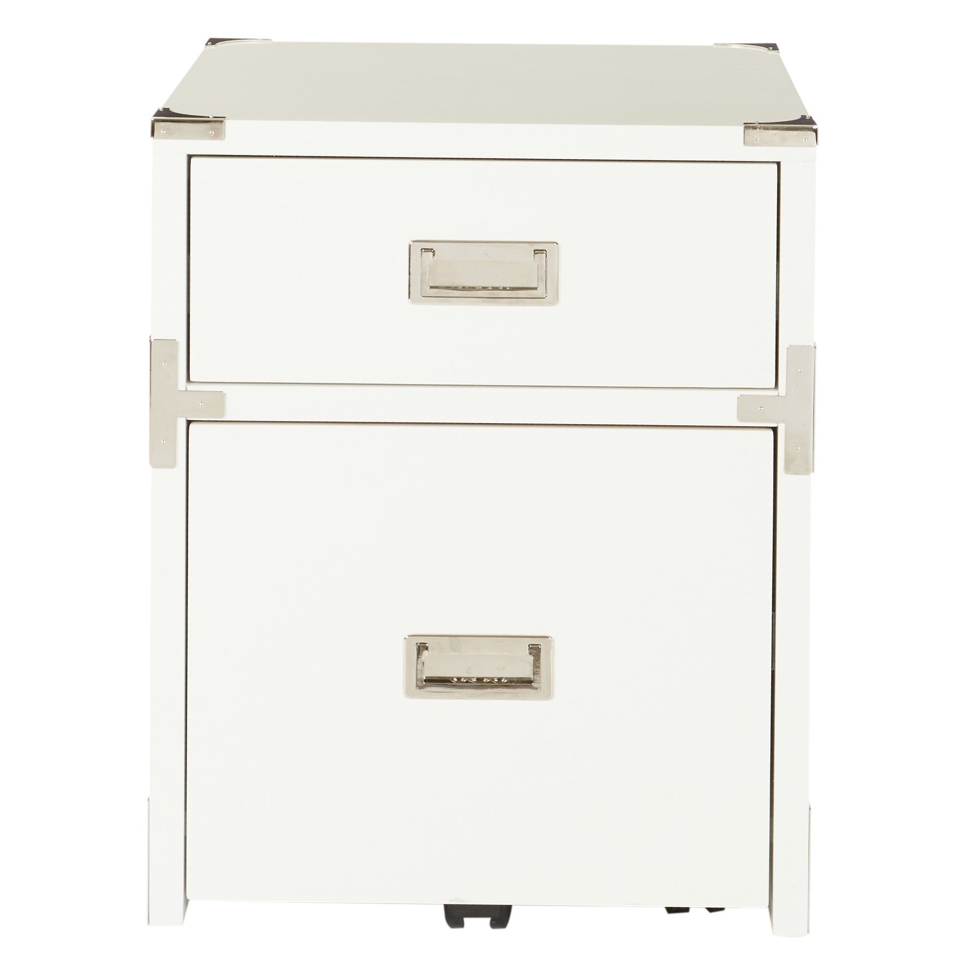 Wellington 2 Drawer File Cabinet - White