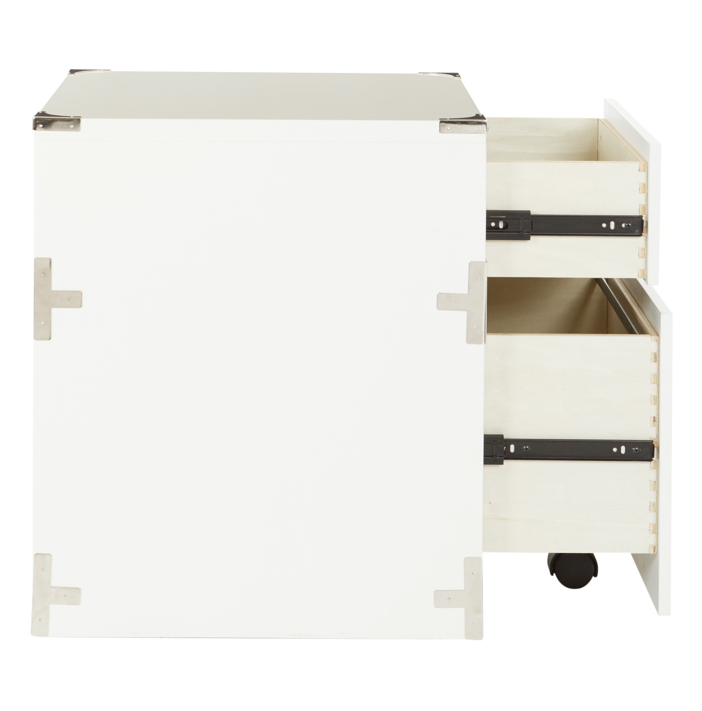 Wellington 2 Drawer File Cabinet - White