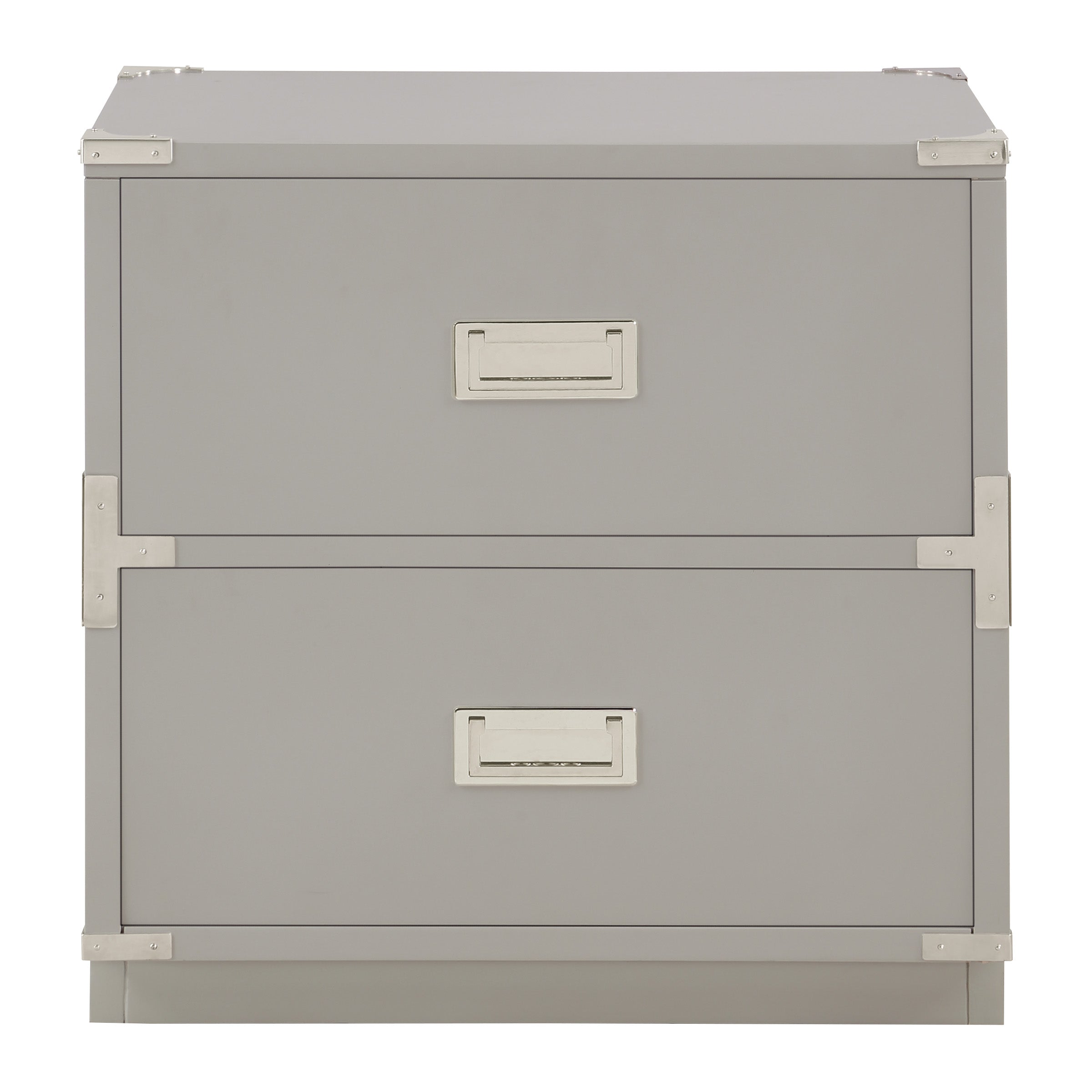 Wellington 2-Drawer Cabinet - Grey