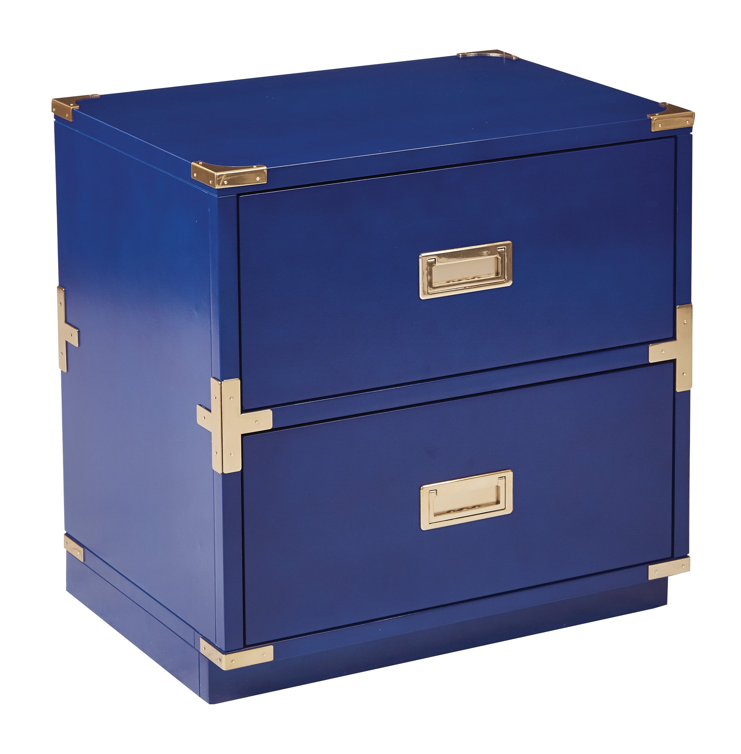 Wellington 2-Drawer Cabinet - Lapis Blue