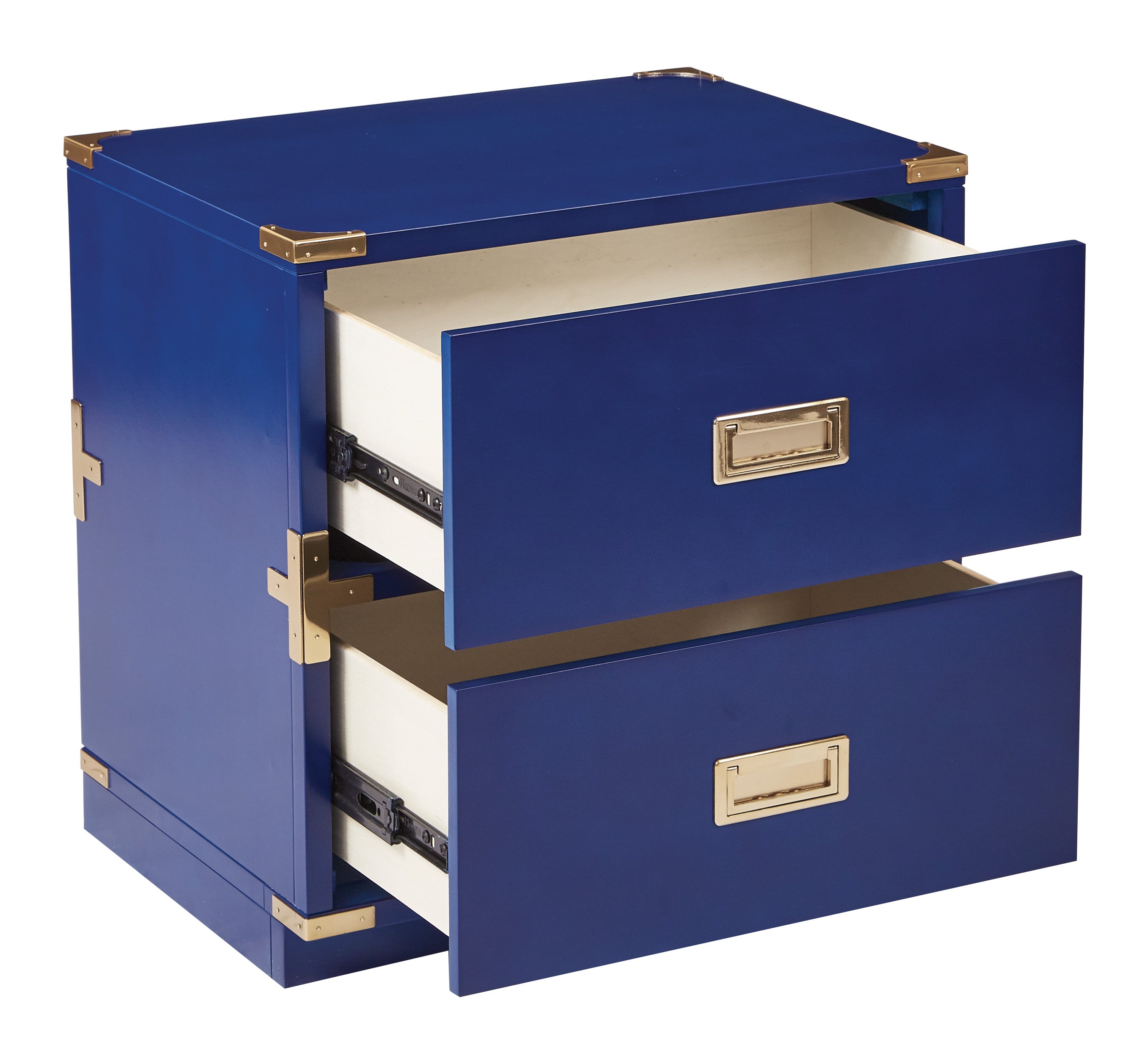 Wellington 2-Drawer Cabinet - Lapis Blue