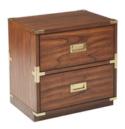 Wellington 2-Drawer Cabinet - Toasted Wheat