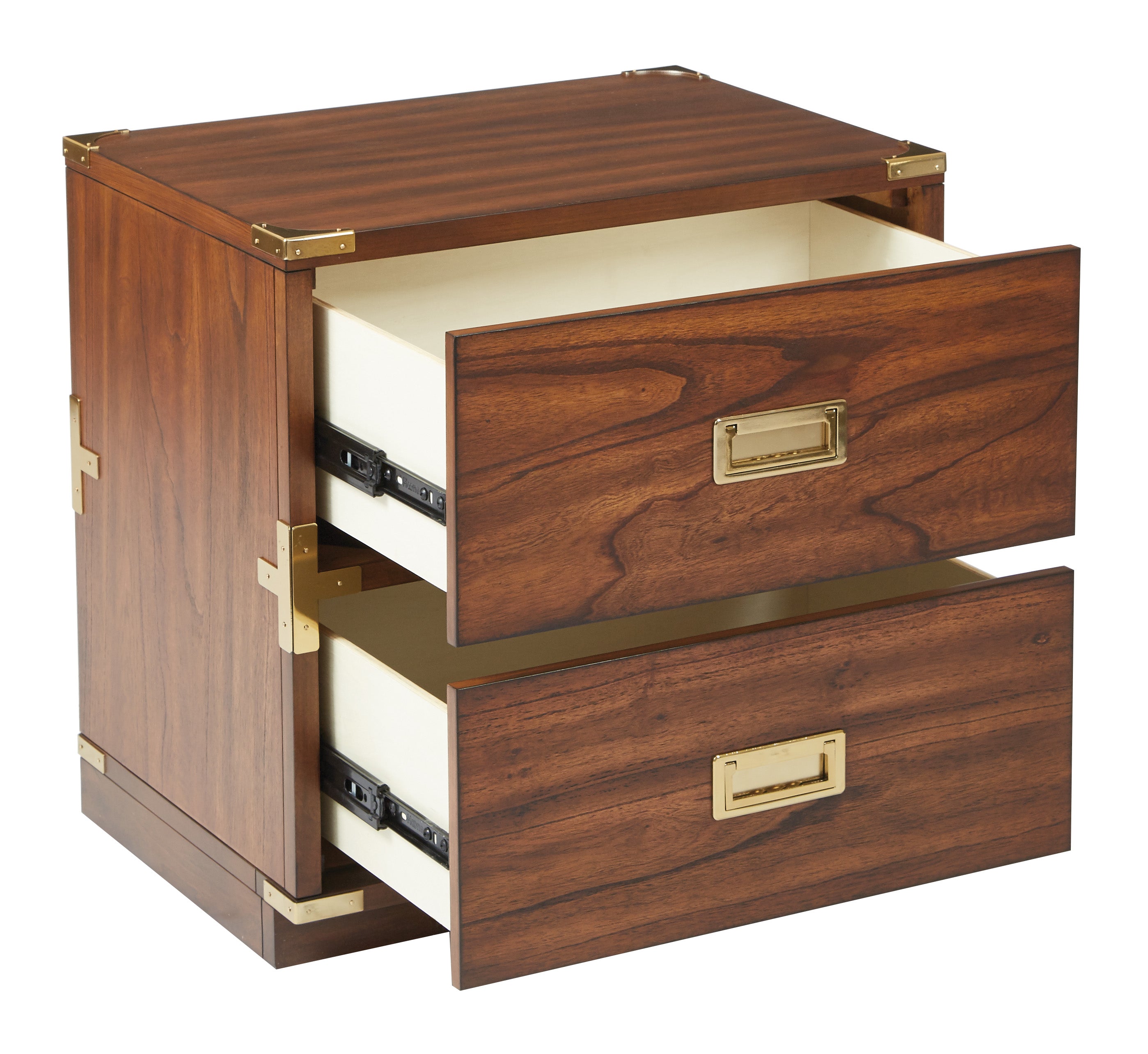 Wellington 2-Drawer Cabinet - Toasted Wheat