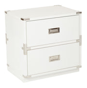 Wellington 2-Drawer Cabinet - White