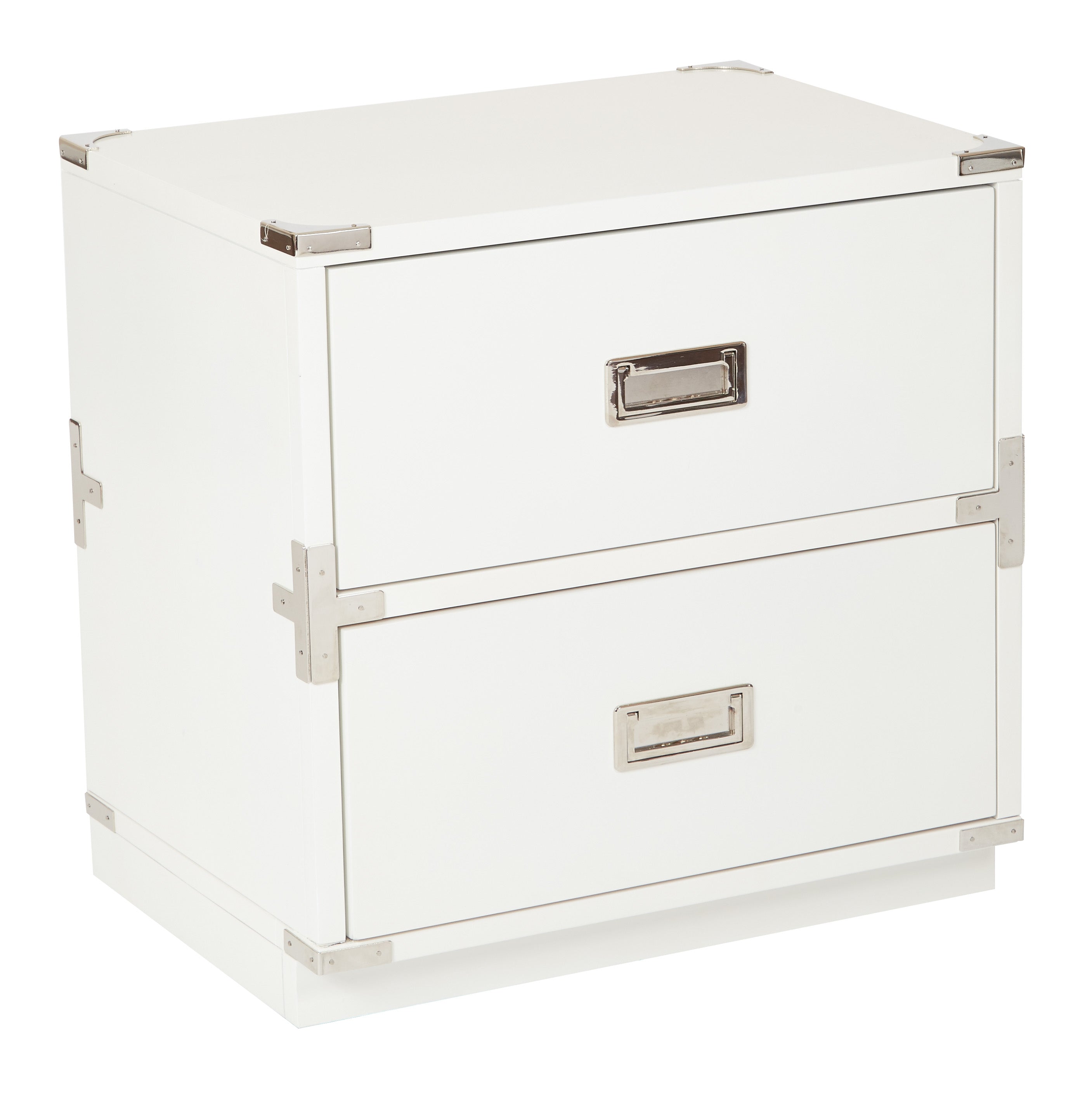 Wellington 2-Drawer Cabinet - White