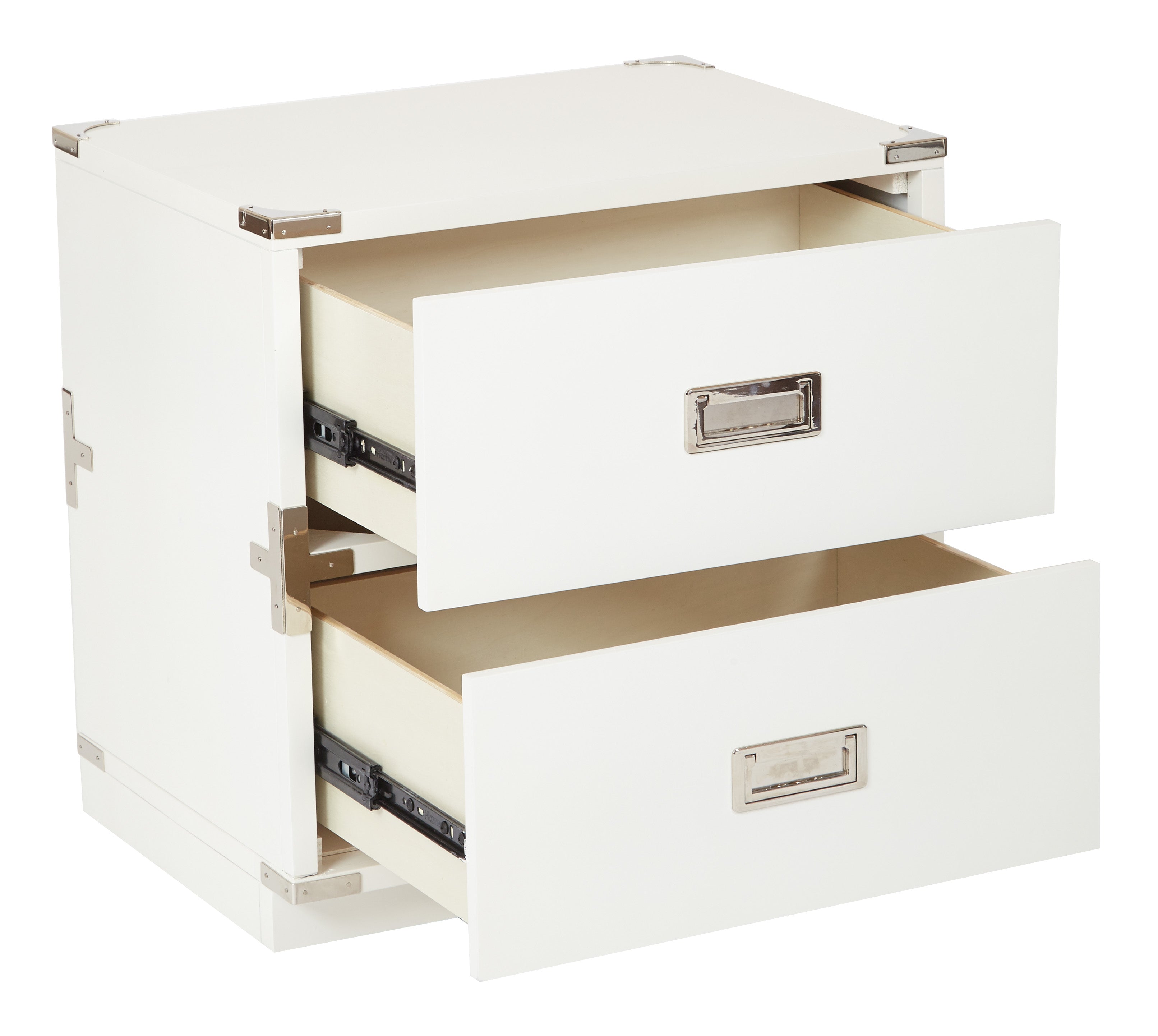 Wellington 2-Drawer Cabinet - White