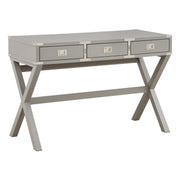 Wellington 46" Desk with Power - Grey