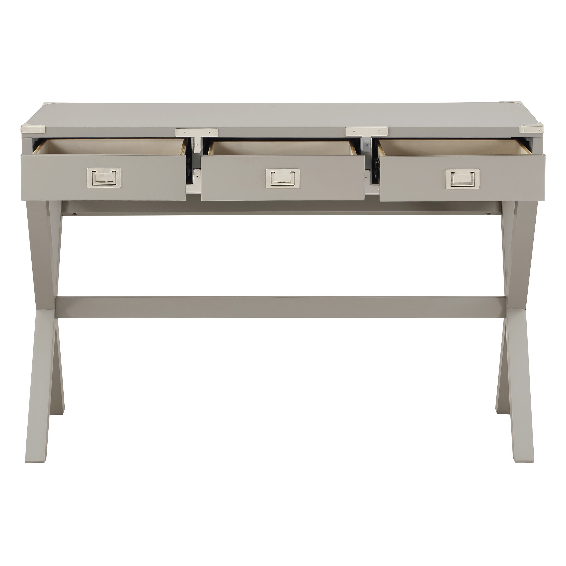 Wellington 46" Desk with Power - Grey