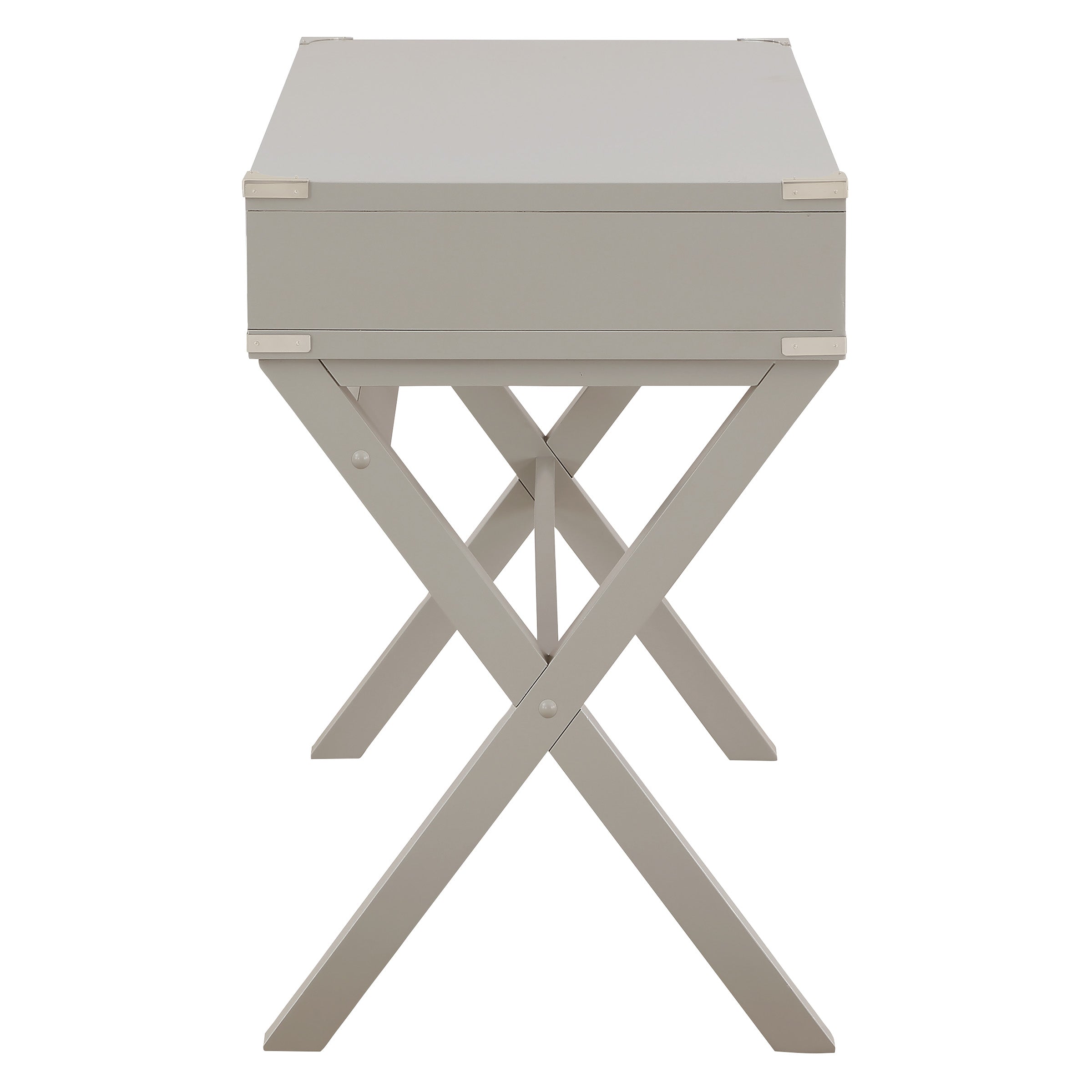 Wellington 46" Desk with Power - Grey