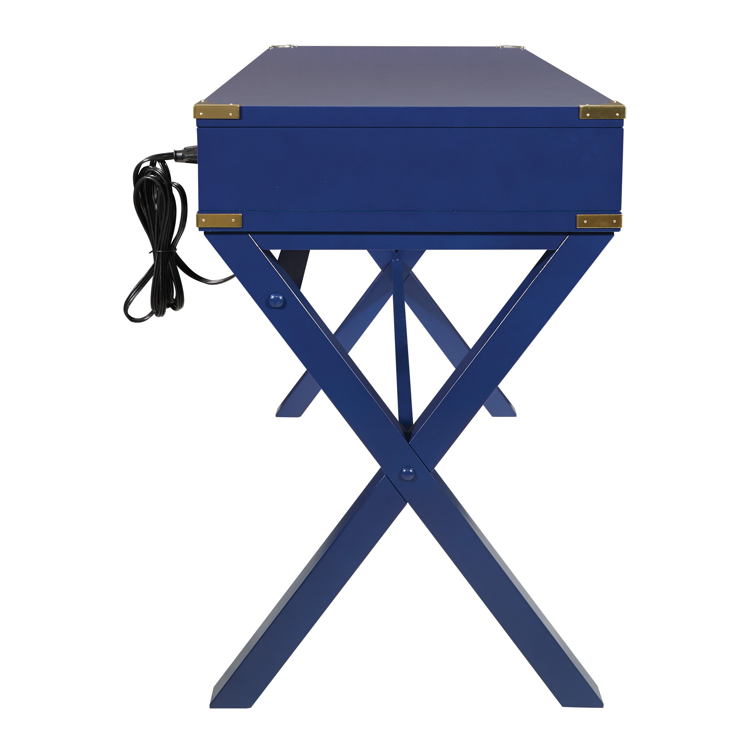 Wellington 46" Desk with Power - Blue