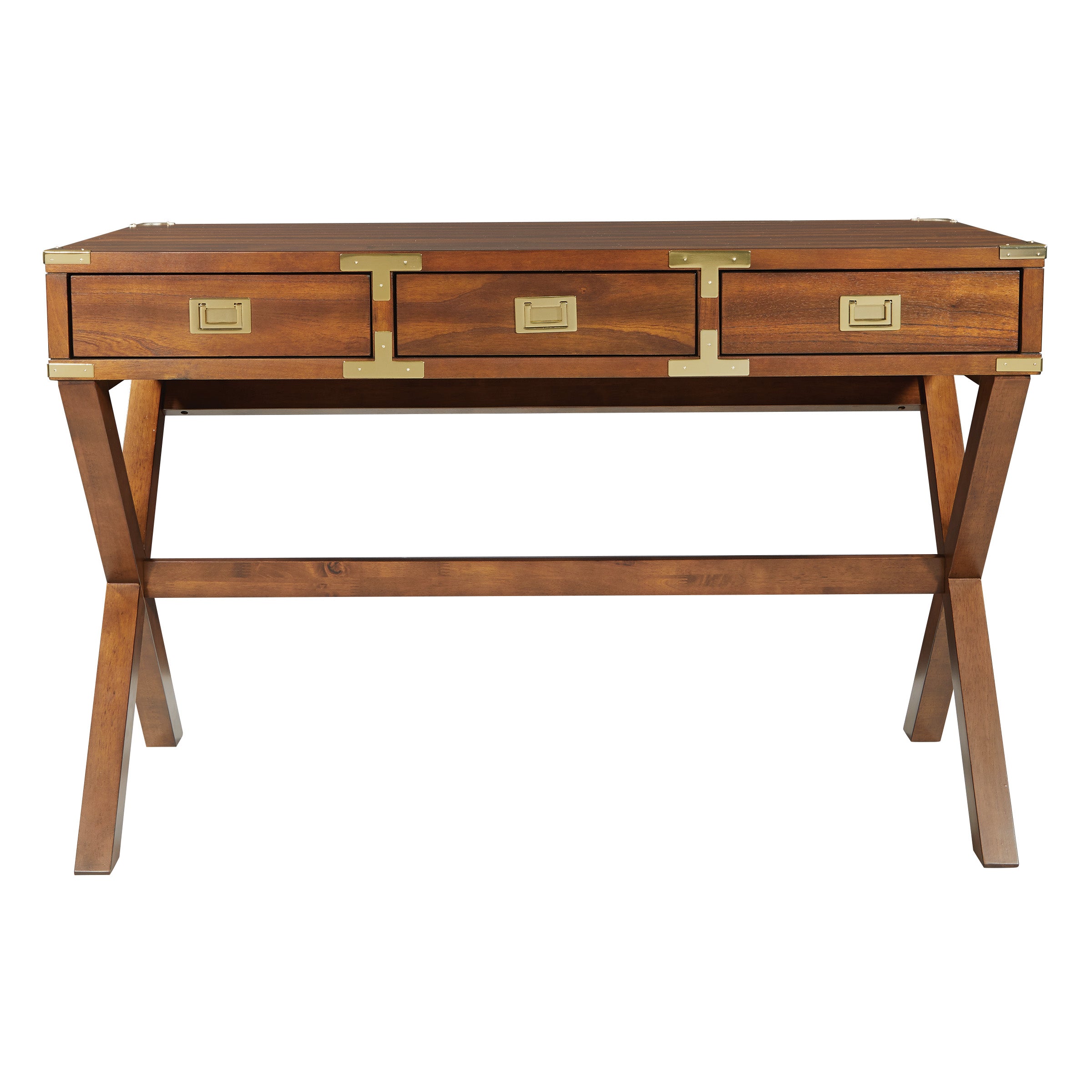 Wellington 46" Desk with Power - Toasted Wheat