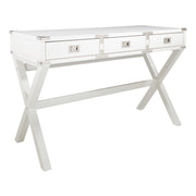 Wellington 46" Desk with Power - White