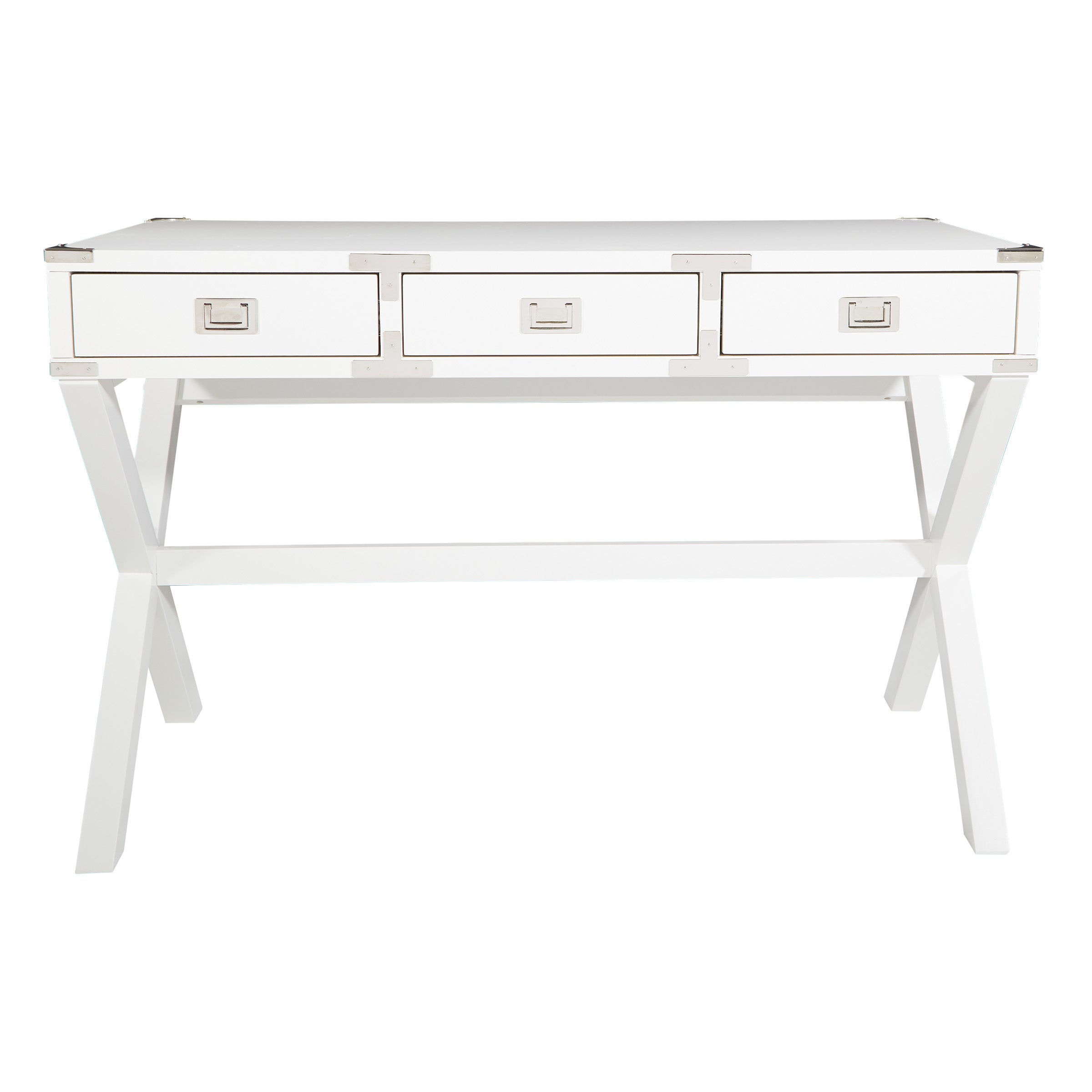 Wellington 46" Desk with Power - White