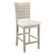 Walden 24" Cane Back Stool 2pk - Linen / Antique White