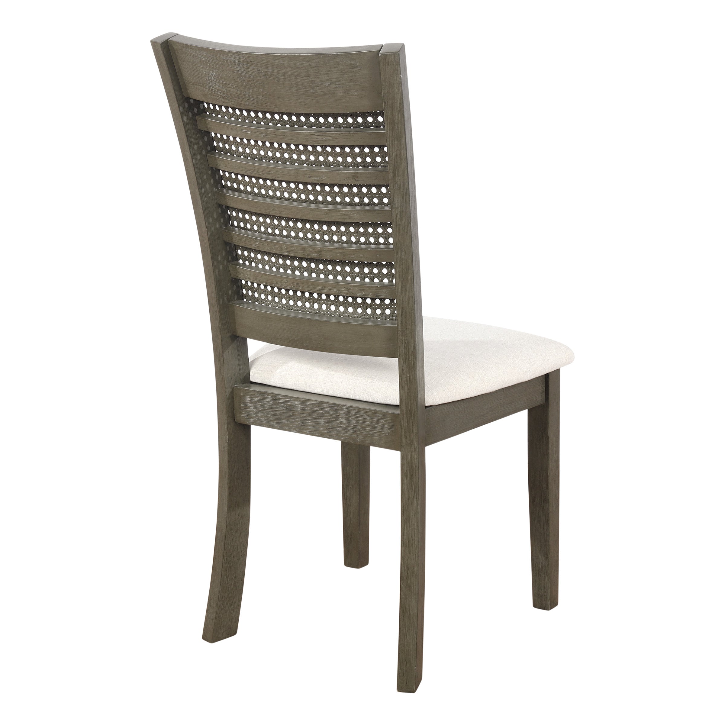 Walden Cane Back Dining Chair 2pk - Linen / Antique Grey