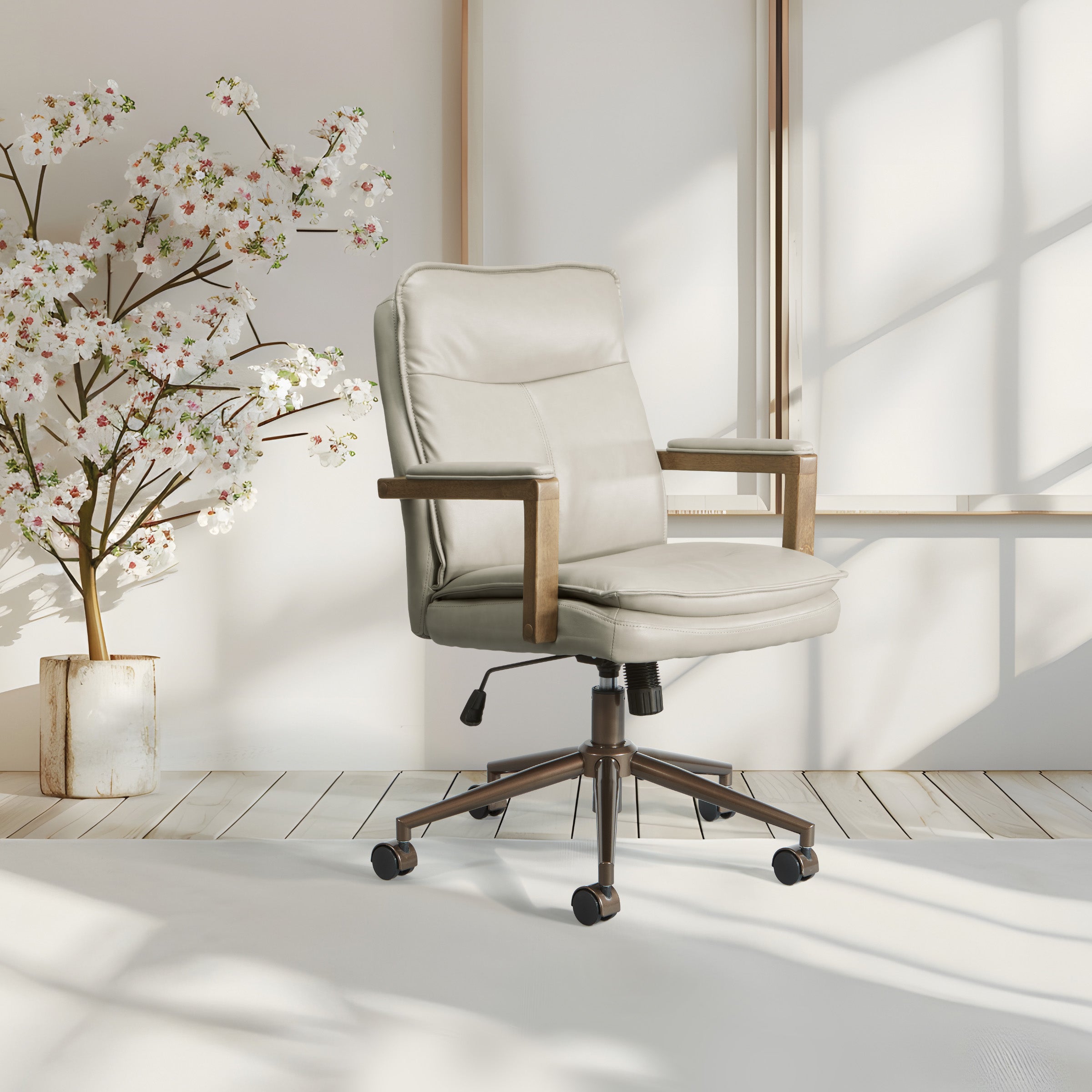 Woodlands Office Chair - Taupe