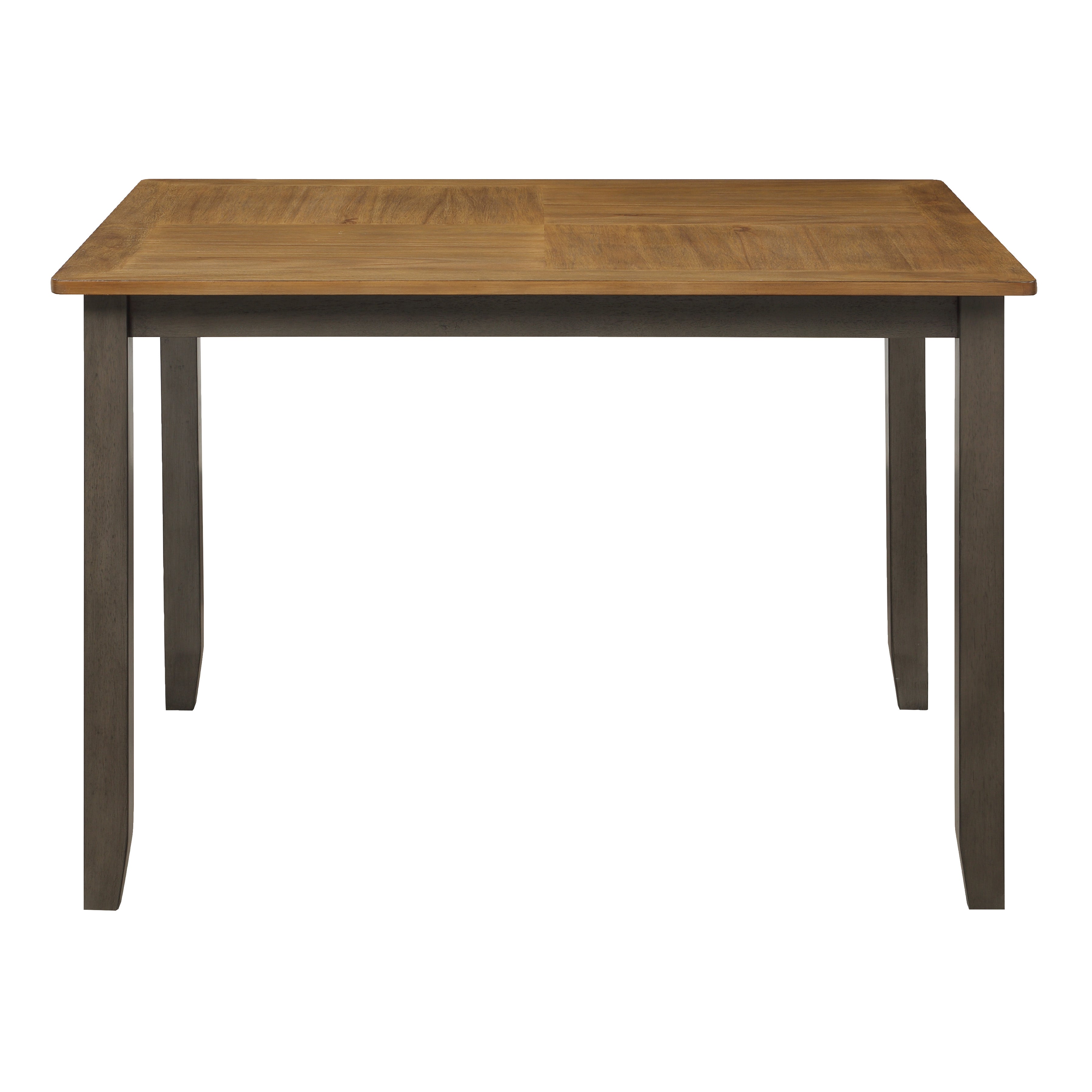 West Lake Dining Table Set 5-Pc - Tobacco & Cream Wood
