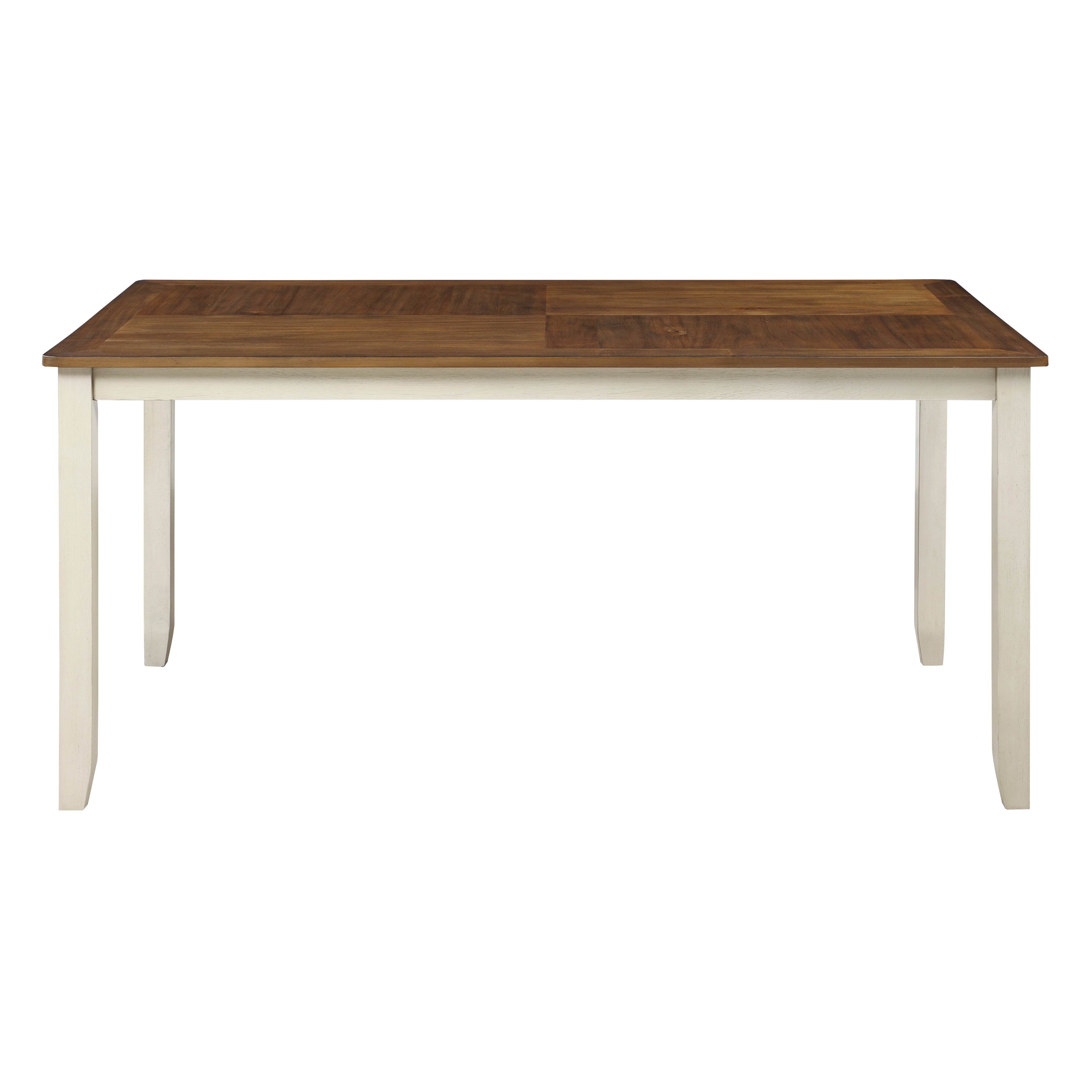West Lake Dining Table Set 7-Pc - Natural & Grey Wood