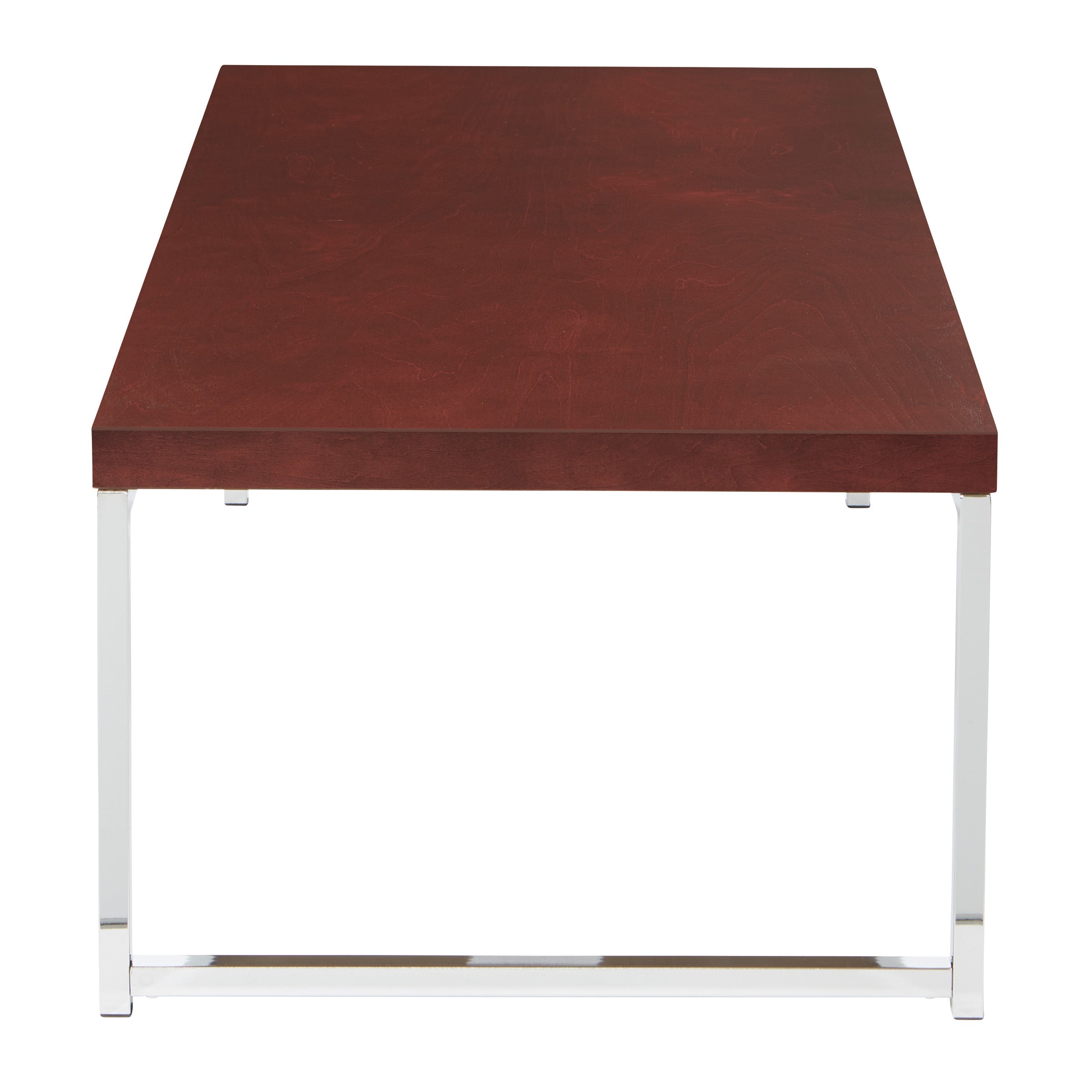 Wall Street Coffee Table - Espresso / Chrome