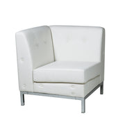 Wall Street Corner Chair - White