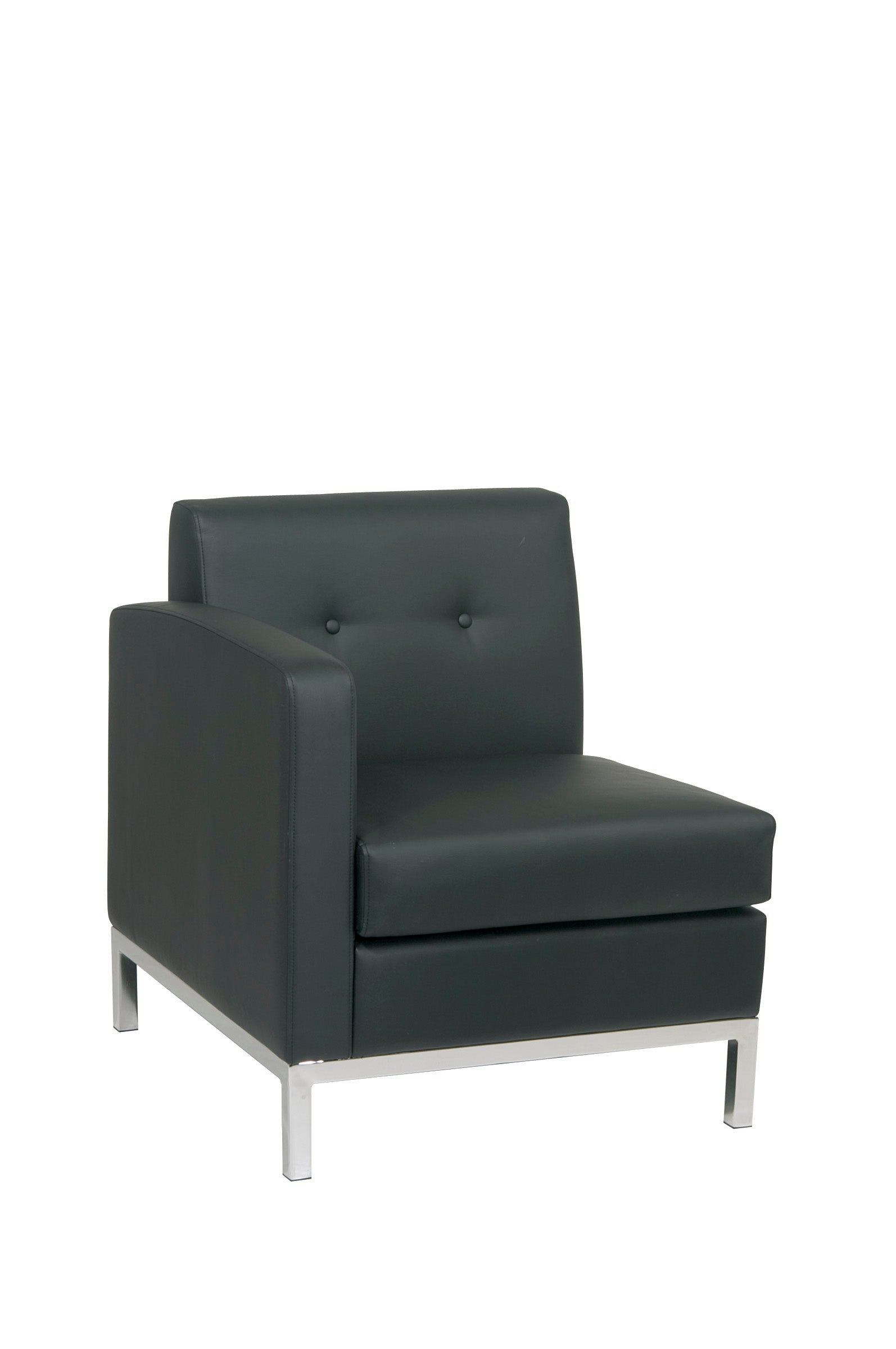 Wall Street Armchair LAF - Black