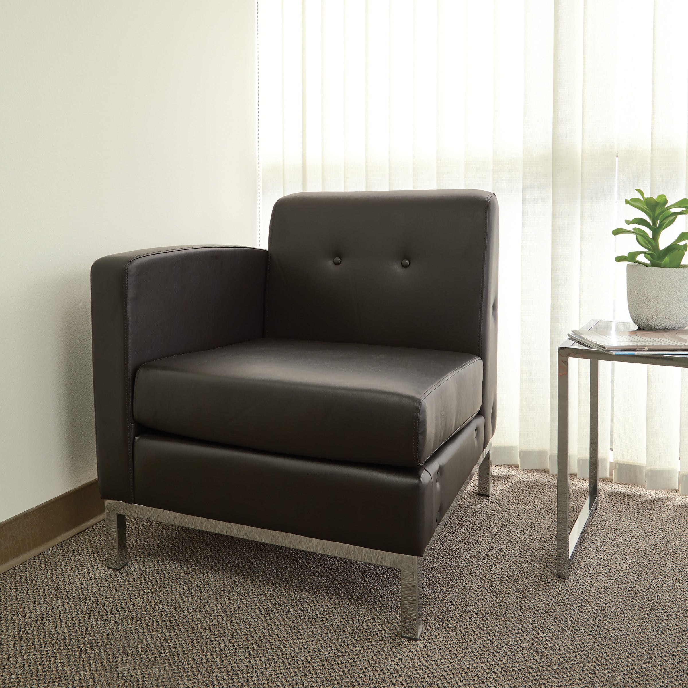 Wall Street Armchair LAF - Espresso