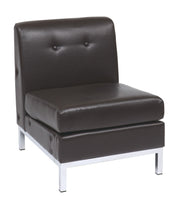 Wall Street Armless Chair - Espresso