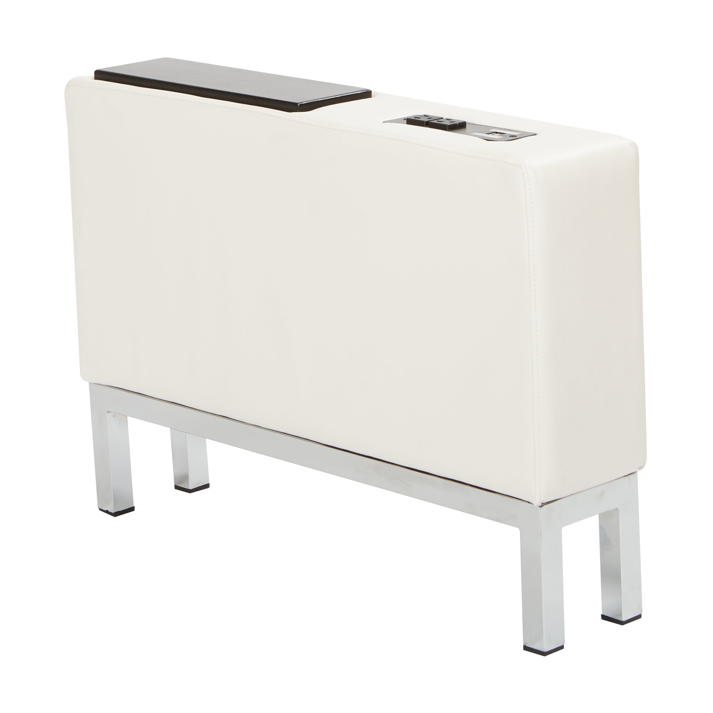 White Charging Center Console - White