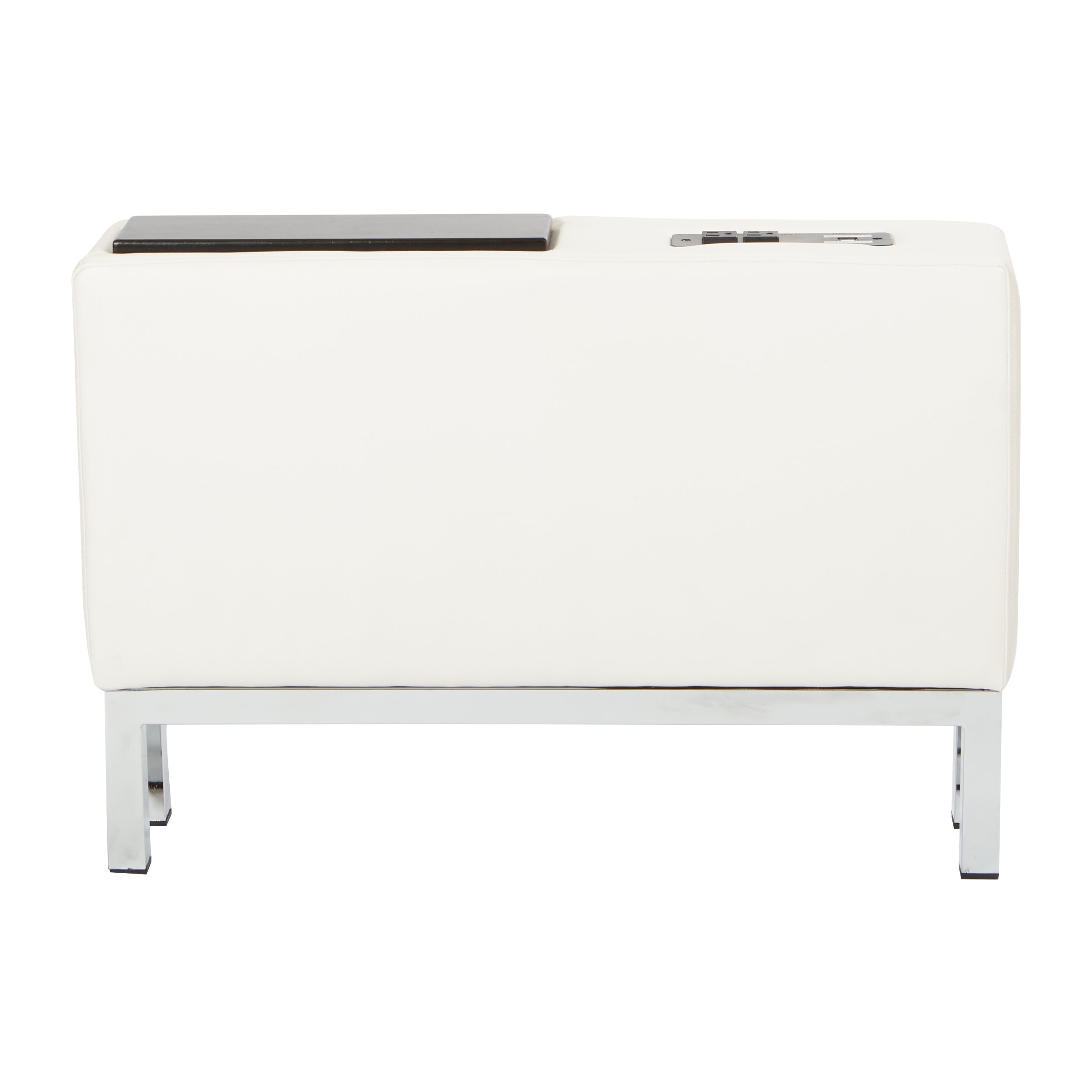 White Charging Center Console - White