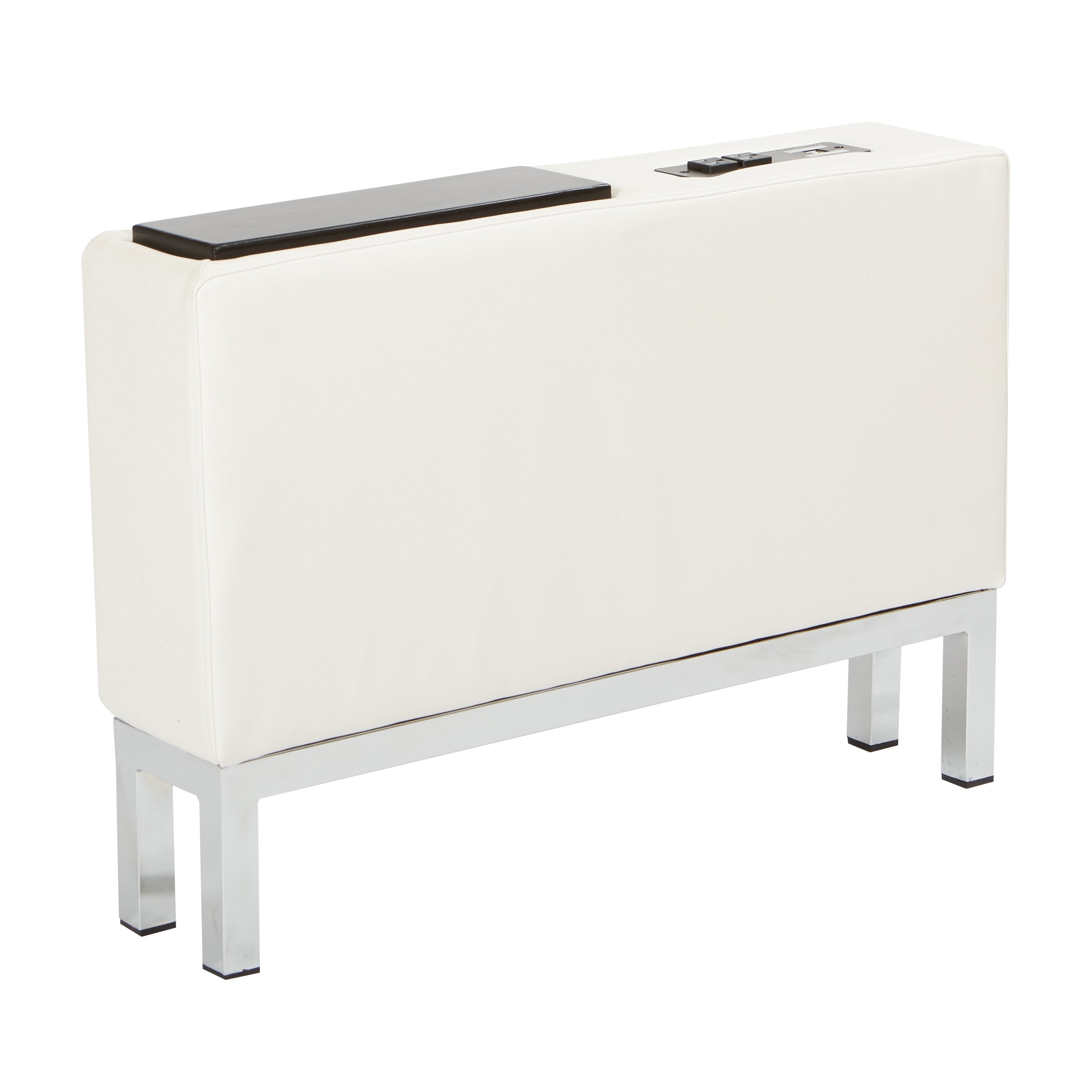 White Charging Center Console - White