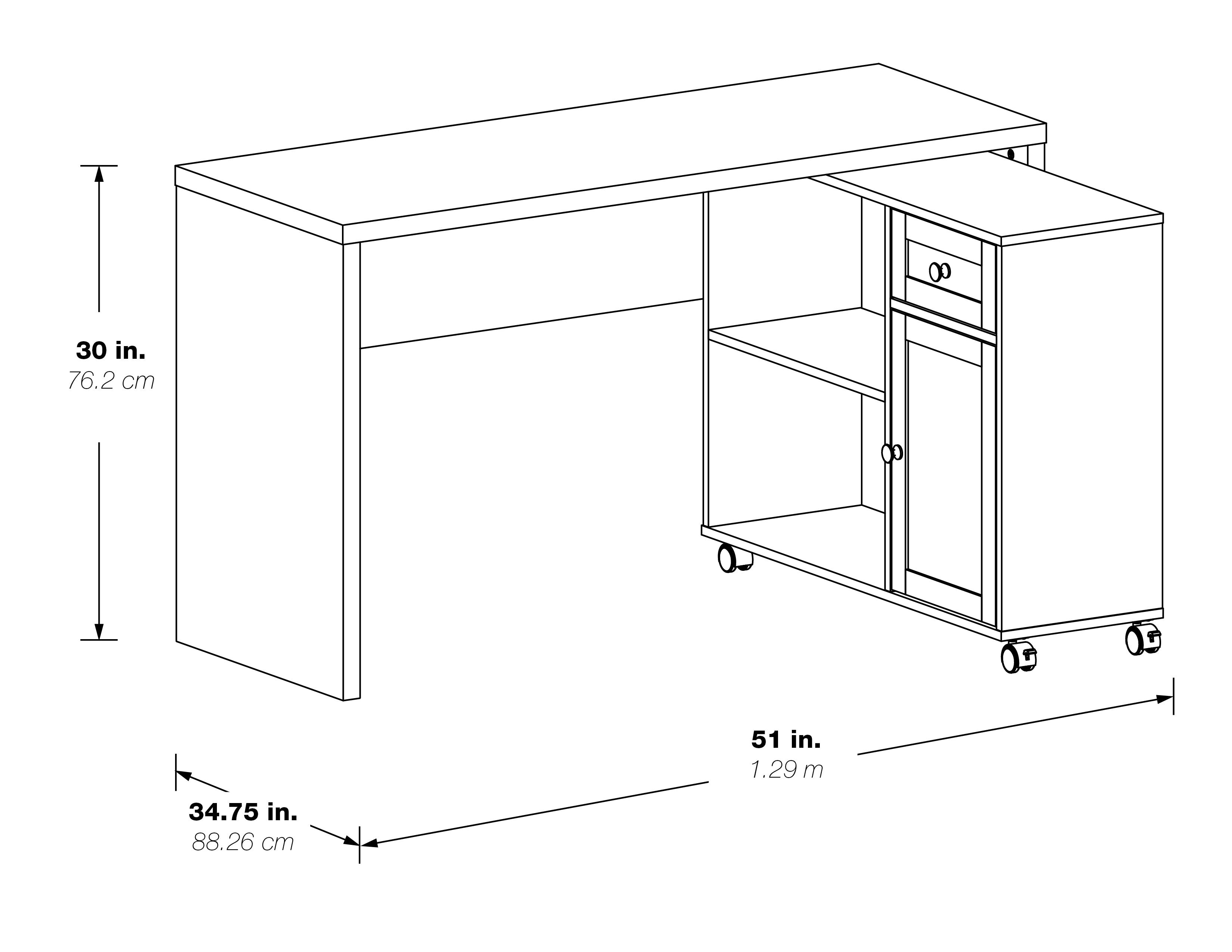 Waverly Workstation - Scottish Alder