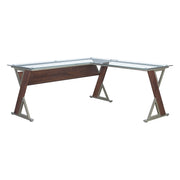 Zenos L-shape Desk - Cherry