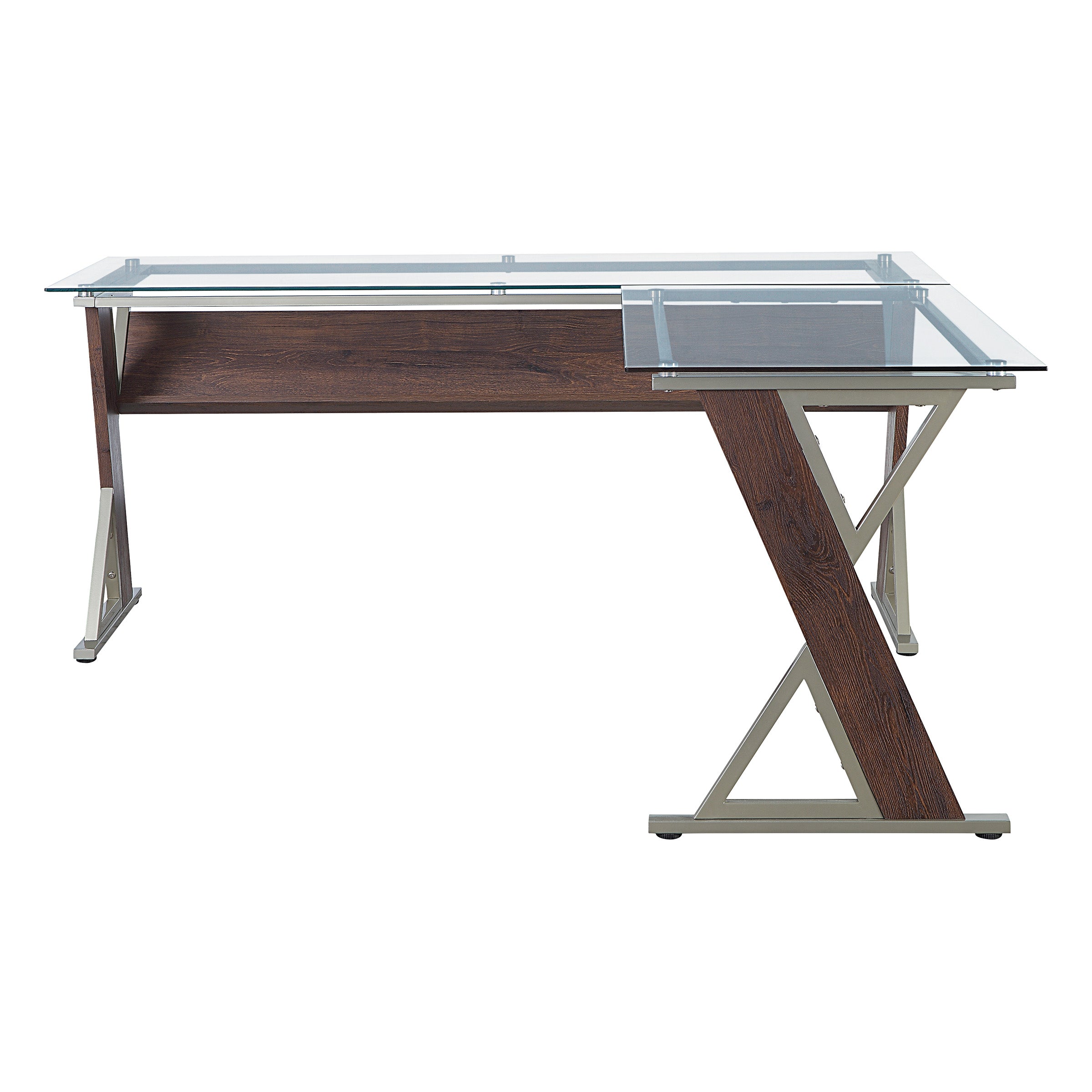 Zenos L-shape Desk - Cherry