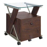 Zenos Mobile Cabinet - Cherry