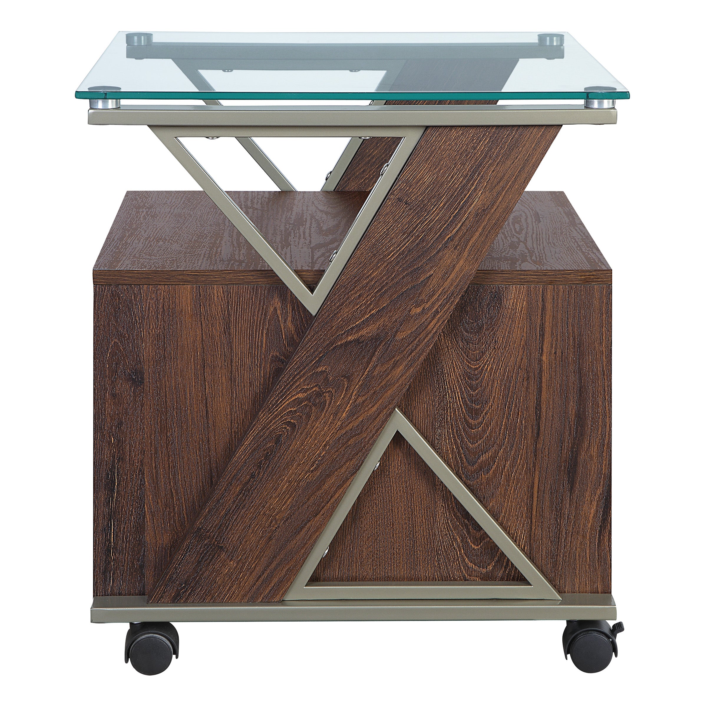 Zenos Mobile Cabinet - Cherry