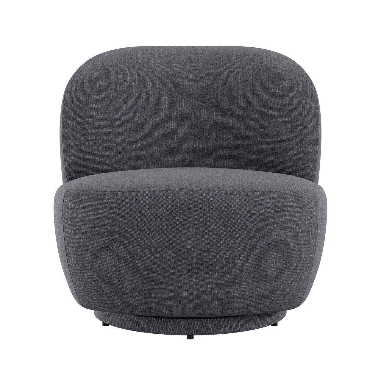 OfficeSource Aria Swivel Lounge Chair - Charcoal