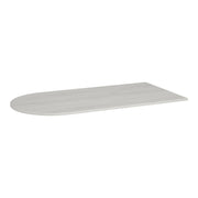 OfficeSource OS Laminate 72"W Bullet Top - Arcadia White