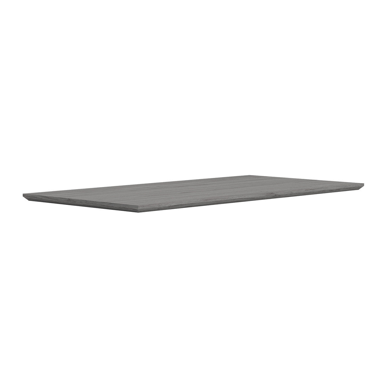 OfficeSource OS Laminate 24"x48" Rectangular Knife-Edge Table Top - Coastal Gray