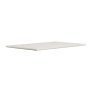 OfficeSource OS Laminate 30"x48" Rectangular Knife-Edge Table Top - Arcadia White