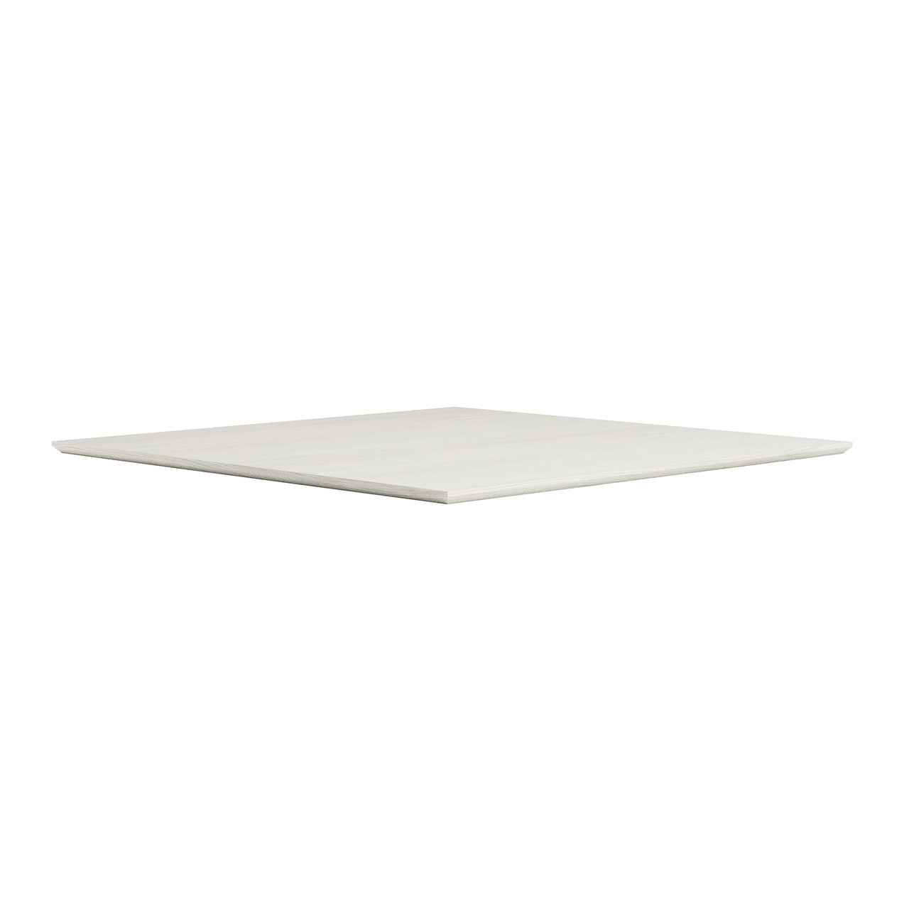 OfficeSource OS Laminate 48" Square Knife-Edge Table Top - Arcadia White
