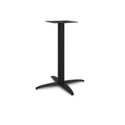 OfficeSource Reception Tables 28"Hx23"W 4-Prong Base with Round Post - Black
