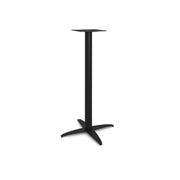 OfficeSource Reception Tables 41"Hx23"W 4-Prong Base with Round Post - Stainless Steel