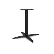 OfficeSource Reception Tables 28"Hx30"W 4-Prong Base with Round Post - Black