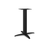 OfficeSource Reception Tables 28"Hx23"W 4-Prong Base with Square Post - Black