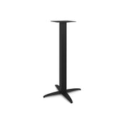 OfficeSource Reception Tables 41"Hx23"W 4-Prong Base with Square Post - Black
