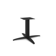 OfficeSource Reception Tables 19"Hx30"W 4-Prong Base with Square Post - Black