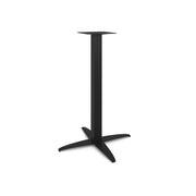 OfficeSource Reception Tables 41"Hx30"W 4-Prong Base with Square Post - Black