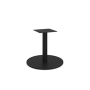 OfficeSource OS Reception Tables  19"H Round Base with Round Post - Black
